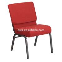 Foshan hot sale red church chair in factory price