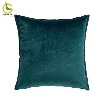 super comfortable living room sofa decorative green velvet cushion