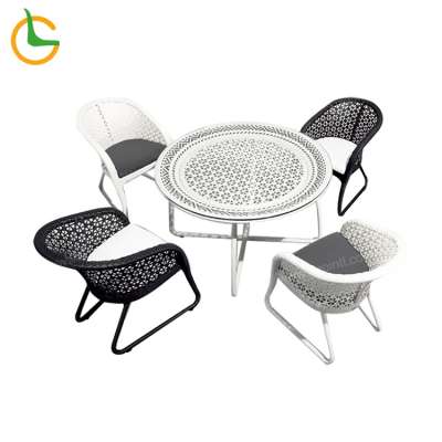 Hotel customized foshan wholesale waterproof outdoor garden table and chair set(accept customized)