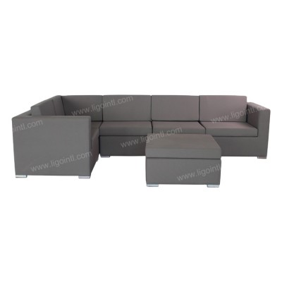 Hot sale modern l shaped sectional lounge couch living room sofa