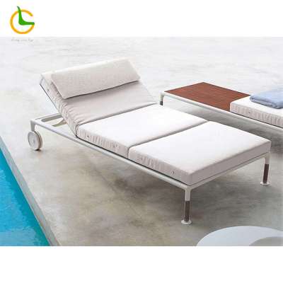 Adjustable outdoor garden swimming pool beach sun lounger