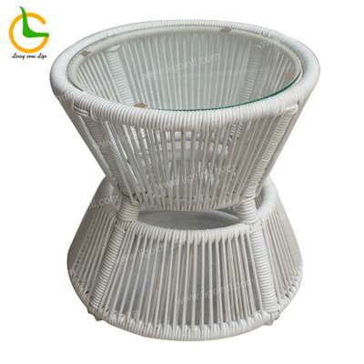 High Quality Fashionable And Durable Outdoor Furniture , Different Style Classic Fascinating Colorful Design Rattan End Table