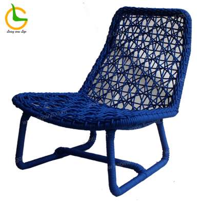 Stylish portable rust resistant aluminum frame front porch terrace patio lounge chair