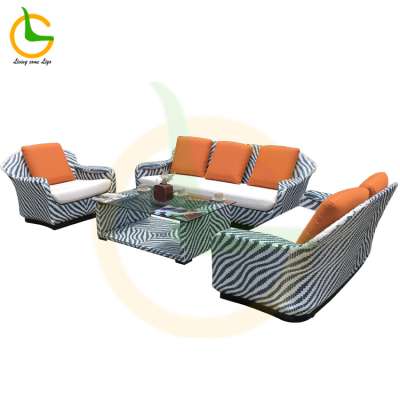 High quality weather resistant rooms to go outdoor Dubai hotel patio wicker rattan furniture